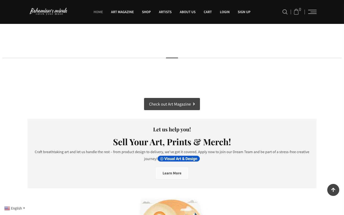 Bohemian's Minds website